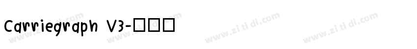 Carriegraph V3字体转换